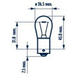 Lemputė P21W