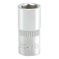Galvutė šešiakampė trumpa 1/4 10mm CV